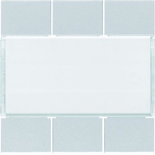 [HAG-WXE306T] Enjoliveur 6 boutons poussoirs KNX gallery titane WXE306T