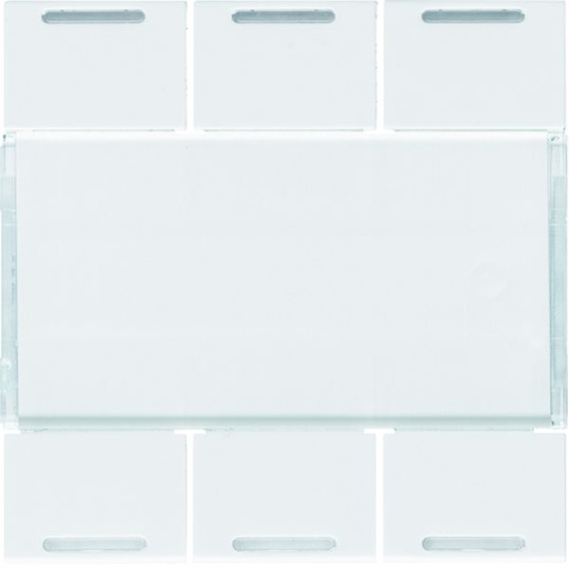 [HAG-WXE316B] Enjoliveur 6 boutons poussoirs KNX gallery LED pure WXE316B