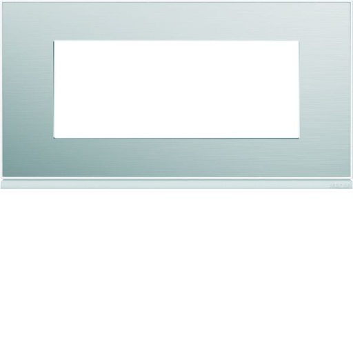 [HAG-WXP2005] Plaque de finition Gallery 5 modules Aluminium entraxe 71 mm WXP2005
