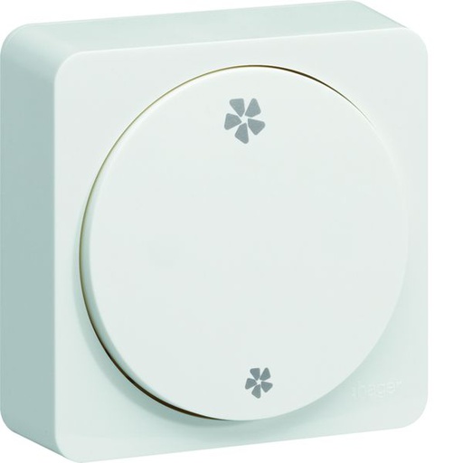 [HAG-WJC048B] ateha interrupteur va-et-vient ou poussoir VMC complet WJC048B