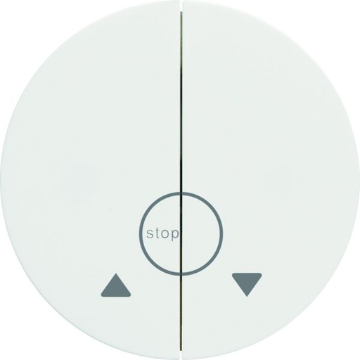 [HAG-WJA301B] Bouton poussoir pour volet roulant Ateha Associable Blanc WJA301B