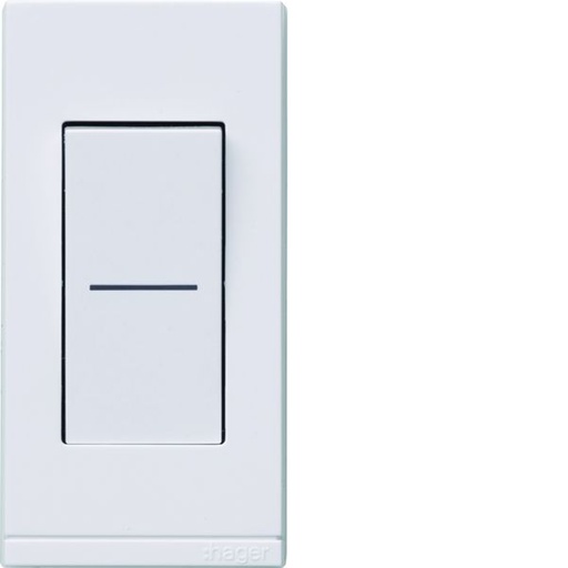 [HAG-WJC013B] ateha interrupteur interBP étroit lumineux va-et-vient ou poussoir complet WJC013B