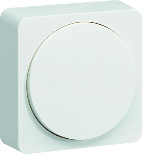 [HAG-WJC001B] Interrupteur va et vient ou bouton poussoir InterBP duo Ateha Blanc WJC001B