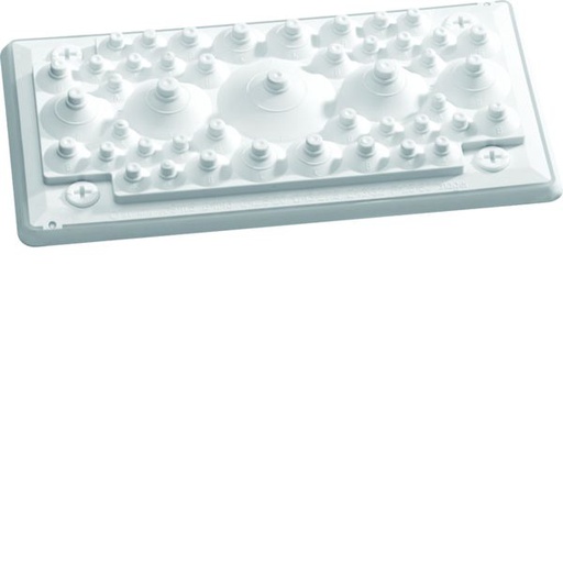 [HAG-FZ402] Plaque Entrée de câble pour coffret et armoire avec entrées univers quadro4 evo FZ402