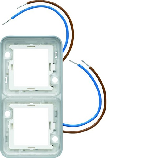 [HAG-WNA699] cubyko collerette double lumineuse à LED blanches 230V WNA699