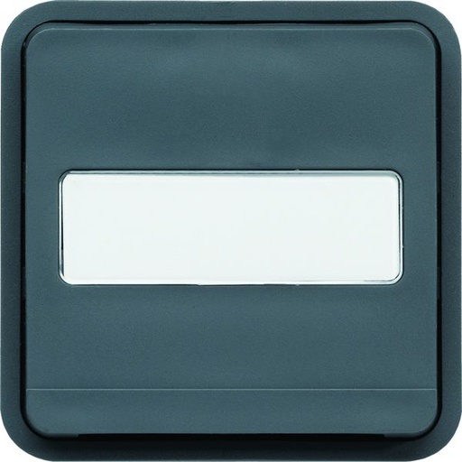 [HAG-WNA025] cubyko Poussoir à fermeture 1F porte-étiquette 1F associable gris IP55 WNA025