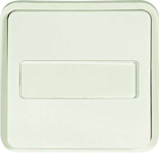 [HAG-WNA025B] cubyko Poussoir à fermeture 1F porte-étiquette 1F associable blanc IP55 WNA025B