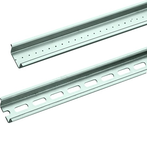 [HAG-A099B] Rail Din symétrique électrozingué bichromaté prof 15mm l 25mm long 2m A099B