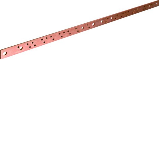 [HAG-UM30A2] Barre cuivre perforé M6 400A 30x5x880mm UM30A2