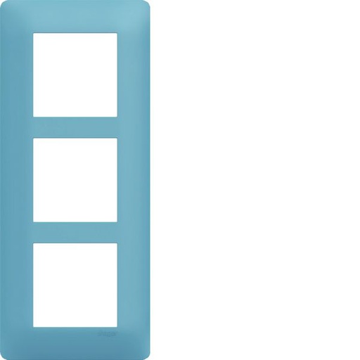 [HAG-WE537] Plaque de finition Essensya 3 postes Rivera entraxe 57 mm WE537