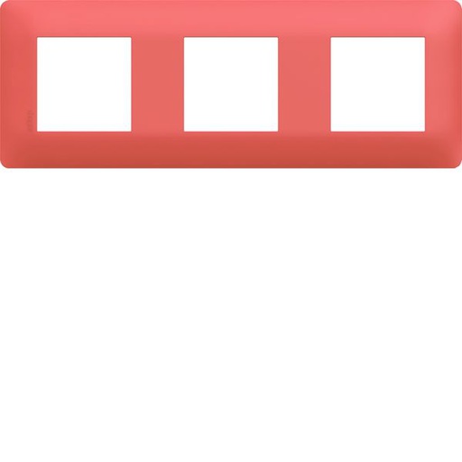 [HAG-WE553] Plaque de finition Essensya 3 postes Coral WE553
