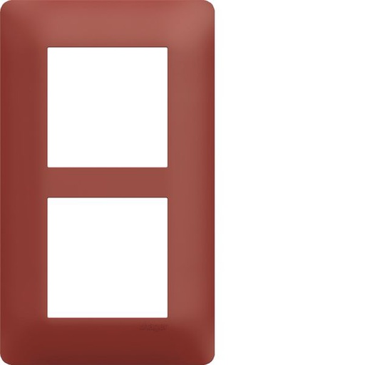 [HAG-WE566] Plaque de finition Essensya 2 postes Sierra entraxe 57 mm WE566