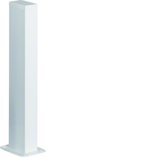 [HAG-DAP2456509016] Colonnette officea h 650mm double face alu anodisé RAL 9016 Pure DAP2456509016