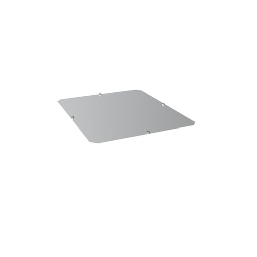 [HAG-FN9060AL] Plaque entrée pleine en AL plaque passe câbles ouverte basse quadro evo 900x600 FN9060AL