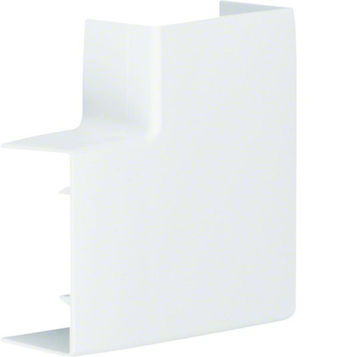 [HAG-LFF3006059016] Anglet plat pour goulotte de distribution lifea LFF 30x60mm Blanc LFF3006059016