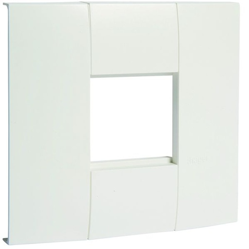 [HAG-LFF71H1109016] Support appareillage simple 45x45mm pour goulotte lifea LFF 40/60x110mm Blanc LFF71H1109016