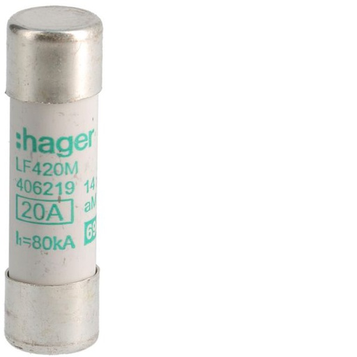 [HAG-LF420M] Cartouche fusible industrielle 14x51 aM 20A LF420M