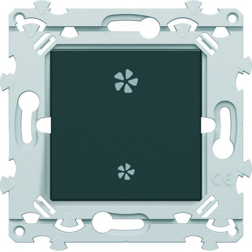 [HAG-WE049A] InterBP Duo Essensya VMC va et vient ou bouton poussoir Anthracite WE049A