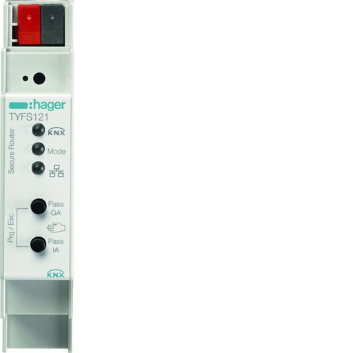 [HAG-TYFS121] Routeur de ligne KNX filaire vers KNX IP, fonction interface, KNX Secure TYFS121