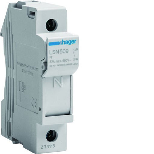 [HAG-LSN509] Coupe-circuit 1N 32A 690V L38 1M LSN509