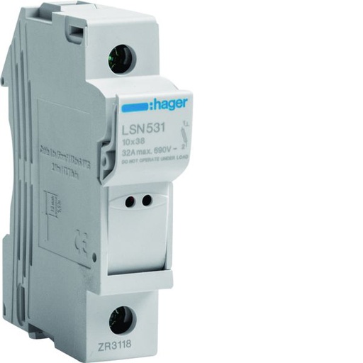[HAG-LSN531] Coupe-circuit 1P 32A 690V L38 1M voyant LSN531