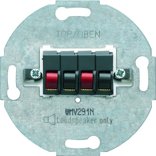 [HAG-WMV291N] 1930 Prise HP double Noir WMV291N