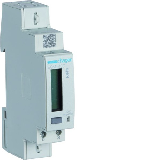[HAG-ECM140D] Compteur d'énergie monophasé 40A communiquant en M-BUS certifié MID ECM140D