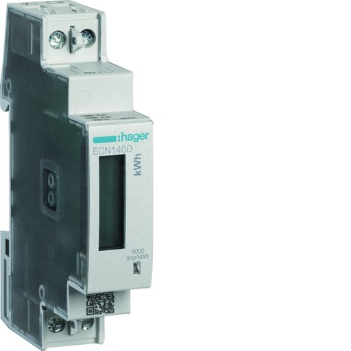 [HAG-ECN140D] Compteur d'énergie monophasé 80A communiquant MOBDUS RS485 bornes rapides RJ45 ECN140D