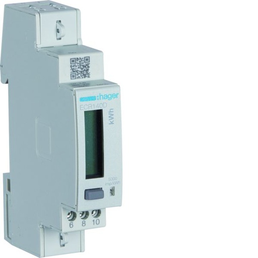 [HAG-ECR140D] Compteur d'énergie monophasé 80A communiquant MOBDUS RS485 bornes rapides RJ45 ECR140D