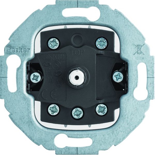 [HAG-WMV009] Interrupteur bipolaire rotatif blanc 1930 WMV009