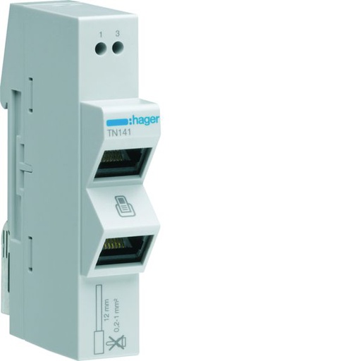 [HAG-TN141] Répartiteur téléphone analogique 2 sorties RJ45 TN141