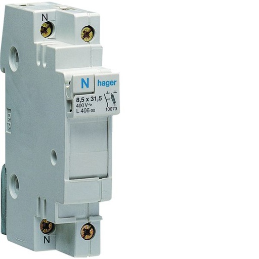[HAG-L40600] Coupe circuit 1P+N 20A 250V L31 1 module L40600