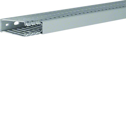 [HAG-BA780025] Goulotte de câblage BA7 80x25mm PVC gris pierre BA780025