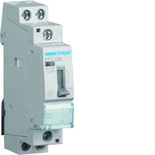 [HAG-ETC226] Contacteur Jour-Nuit 25A, 2O, 230V ETC226