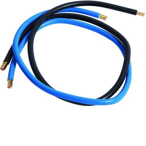 [HAG-KC816] Jeu 2 conducteurs 16 mm² bleu + noir longueur 800mm KC816