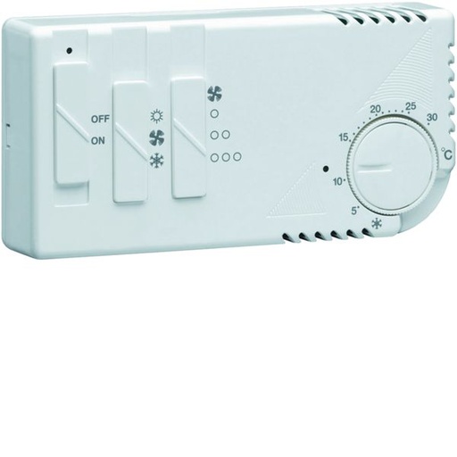 [HAG-58102] Thermostat ambiance électronique chauf eau chaude ou clim avec ventilation 230V 58102