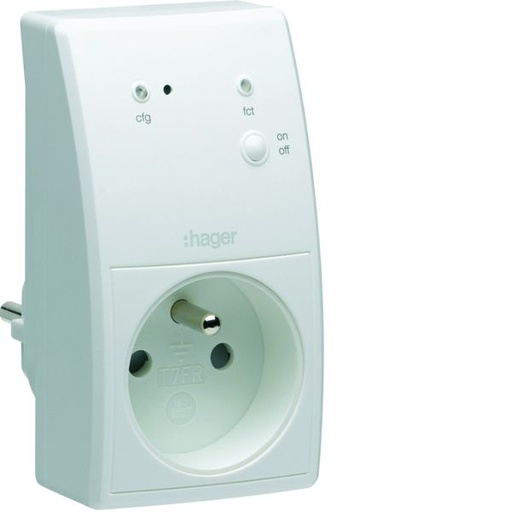 [HAG-TRC270F] Prise gigogne ON/OFF 16A KNX radio QL TRC270F