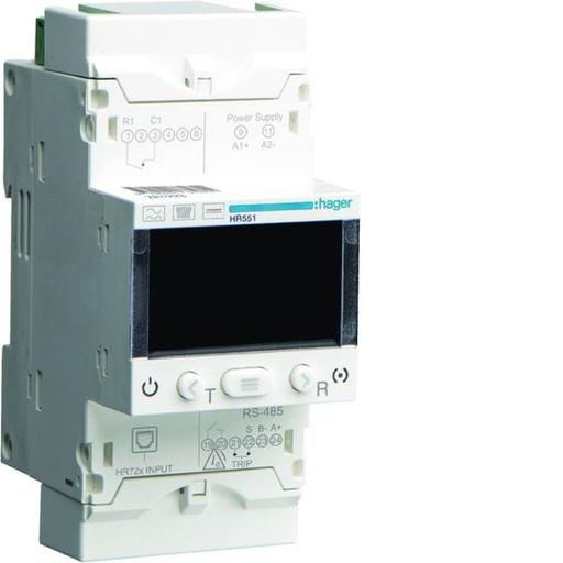 [HAG-HR551] Relais différentiel type B de 0,03 à 3A 1 voie HR551