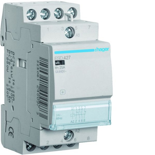 [HAG-ESD427] Contacteur 25A, 2F+2O, 24V ESD427