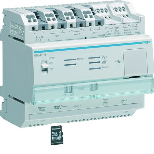 [HAG-HTG411H] Gestionnaire énergétique agardio.manager multi-énergies 210 compteurs HTG411H