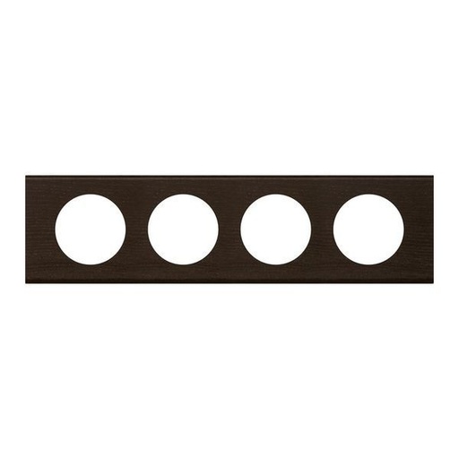 [LEG069204] Plaque 4P Teinte Wengue legrand 069204