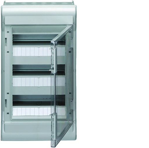 [HAG-VE312F] Coffret de distribution étanche Vector IP55, 3 rangées 36 modules 552x310x151mm VE312F