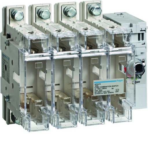 [HAG-HFD416] Interrupteur combiné fusible 4P - 160 A - T00 HFD416