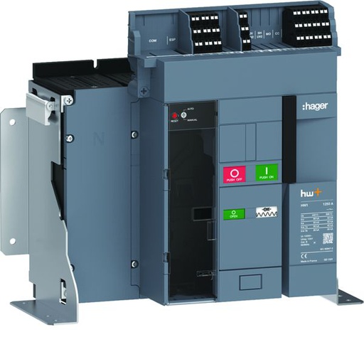 [HAG-HW1E412FE] Disjoncteur Ouvert HW1 66kA 1250A 4P Fixe pour TU sentinel Energy HW1E412FE