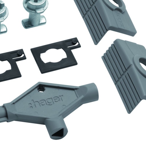 [HAG-FL95Z] Jeu de 2 serrures orion plus double barre 3mm avec cle metallique FL95Z