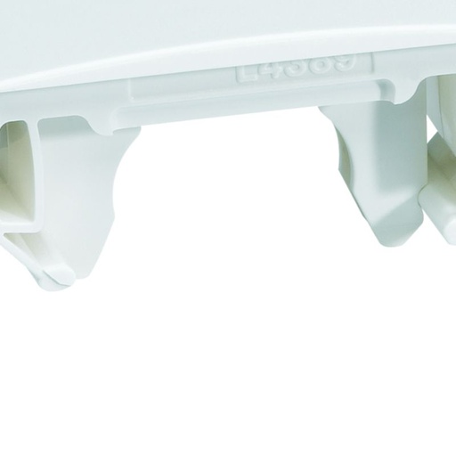 [HAG-GBDCLIP9016] Clip de verrouillage et joint de couvercle pour goulotte GBD et GBA, Blanc GBDCLIP9016