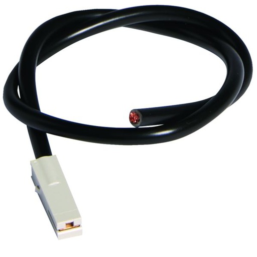 [HAG-KZ075] Câble de raccordement,500mm,noir,10mm²,avec fiche, pour Répartiteur multifiche KZ075