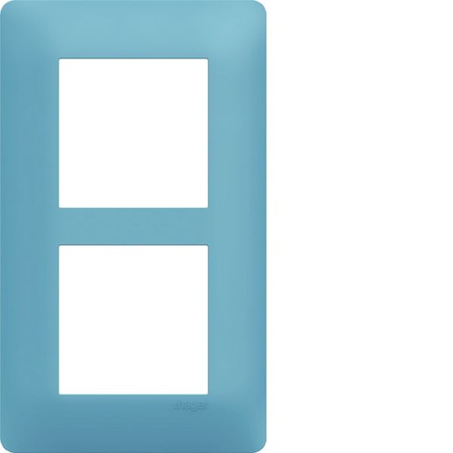 [HAG-WE536] Plaque de finition Essensya 2 postes Rivera entraxe 57 mm WE536