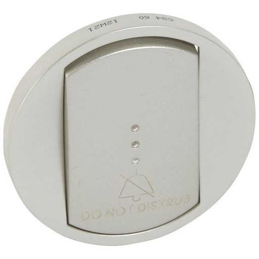 [LEG068460] Enjoliveur Room Service "Ne Pas Deranger " Titane legrand 068460