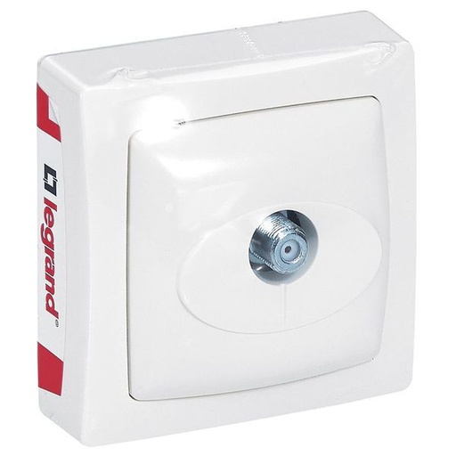 [LEG097623] Prise Sat Type F Saillie Blanc legrand 097623